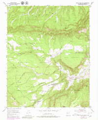 Arroyo Del Agua 1953 topographic map thumbnail