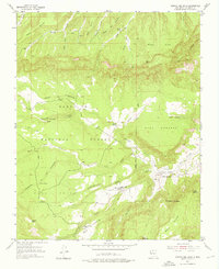 Arroyo Del Agua 1953 topographic map thumbnail