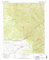 Arroyo Seco 1963 topographic map thumbnail