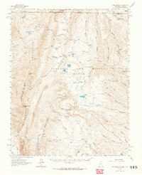 Ash Mountain 1962 topographic map thumbnail