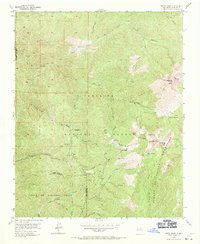 Aspen Basin 1953 topographic map thumbnail