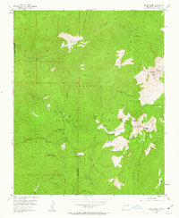 Aspen Basin 1953 topographic map thumbnail