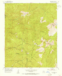Aspen Basin 1953 topographic map thumbnail