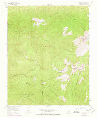 Aspen Basin 1953 topographic map thumbnail
