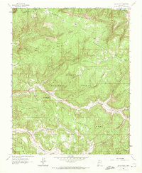 Bancos Mesa 1963 topographic map preview