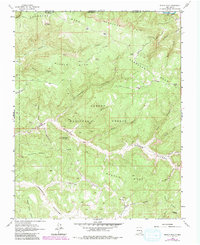 Bancos Mesa 1963 topographic map preview