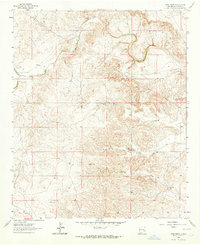 Barn Draw 1963 topographic map thumbnail