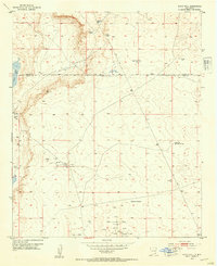Basin Well 1953 topographic map thumbnail