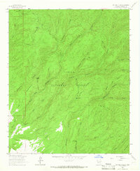 Bay Buck Peaks 1964 topographic map thumbnail