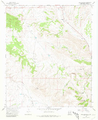 Bear Mountain 1965 topographic map thumbnail