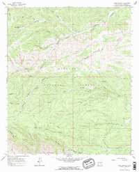 Bear Spring 1965 topographic map thumbnail