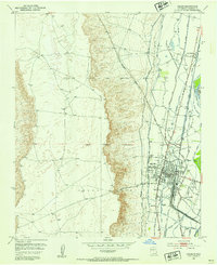 Belen 1952 topographic map thumbnail