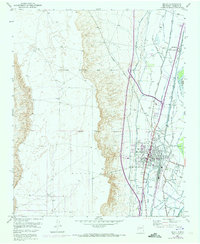 Belen 1952 topographic map thumbnail