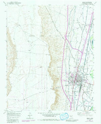 Belen 1952 topographic map thumbnail