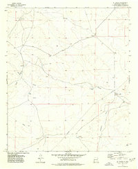 B T Ranch 1975 topographic map thumbnail