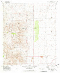 Bennett Mountain 1981 topographic map thumbnail
