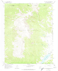 Big Costilla Peak 1963 topographic map thumbnail