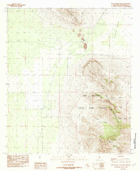 Big Hatchet Peak 1982 topographic map thumbnail