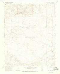 Bisti Trading Post 1966 topographic map thumbnail