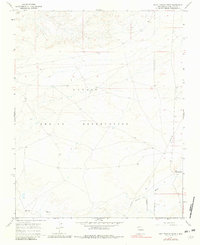 Bisti Trading Post 1966 topographic map thumbnail