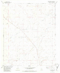 Bitter Creek 1981 topographic map thumbnail