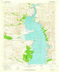 Black Bluffs 1961 topographic map thumbnail