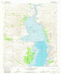 Black Bluffs 1961 topographic map thumbnail