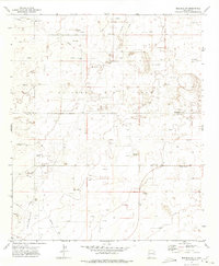 Bledsoe SW 1972 topographic map thumbnail