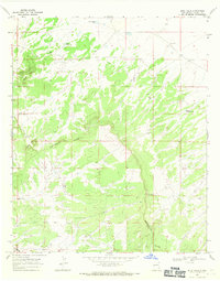 Blue Hills 1967 topographic map thumbnail