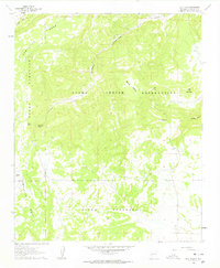 Blue Mesa 1961 topographic map thumbnail