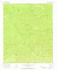 Blue Mountain 1964 topographic map thumbnail