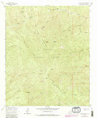 Blue Mountain 1964 topographic map thumbnail
