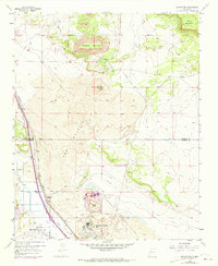 Bluewater 1957 topographic map thumbnail