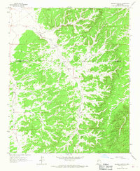 Bonine Canyon 1964 topographic map thumbnail
