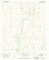 Bonner Lake 1968 topographic map thumbnail