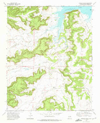 Bookout Ranch 1972 topographic map thumbnail