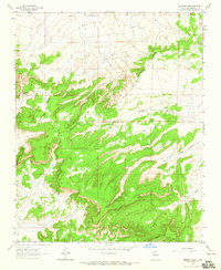 Borrego Pass 1963 topographic map thumbnail