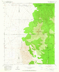 Bosque Peak 1954 topographic map thumbnail