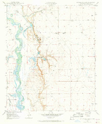 Bottomless Lakes 1950 topographic map thumbnail