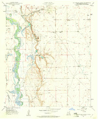Bottomless Lakes 1950 topographic map thumbnail