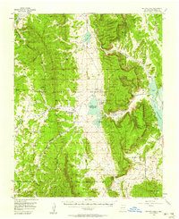Boulder Lake 1955 topographic map thumbnail
