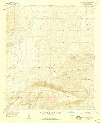 Box Canyon Ranch 1957 topographic map thumbnail