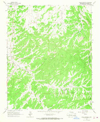 Bread Springs 1963 topographic map thumbnail