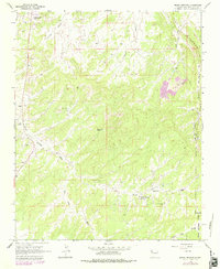 Bread Springs 1963 topographic map thumbnail