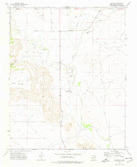 Bueyeros 1973 topographic map thumbnail