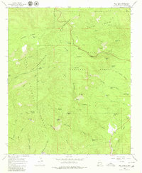 Bull Basin 1965 topographic map thumbnail