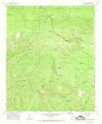 Bull Basin 1965 topographic map thumbnail