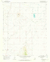 Bulldog Mesa 1968 topographic map thumbnail