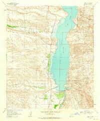 Caballo 1961 topographic map thumbnail