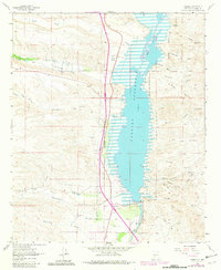 Caballo 1961 topographic map thumbnail